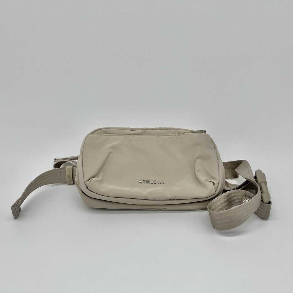 Athleta All About She Belt Bag Mini Crossbody Womens Oak Water Repellent